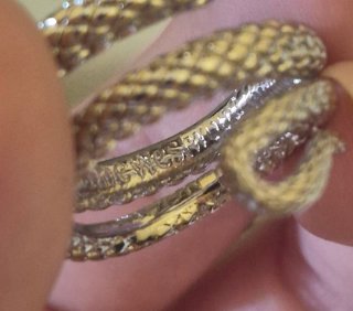 Anillo plata de Serpiente