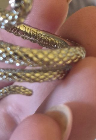 Anillo plata de Serpiente