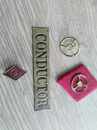 Lote insignias conductor Ejército Español