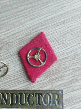 Lote insignias conductor Ejército Español