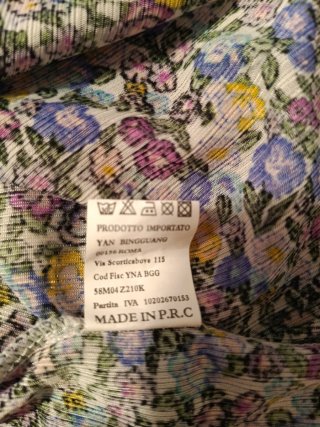 Blusa/Camiseta floral mujer