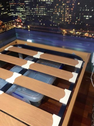 Cama 1'05 madera natural