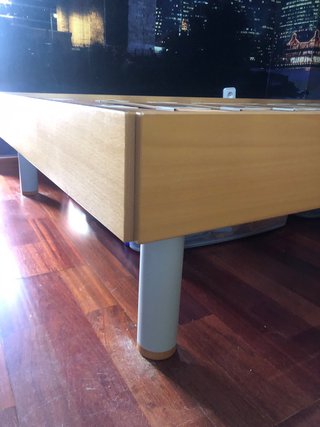Cama 1'05 madera natural