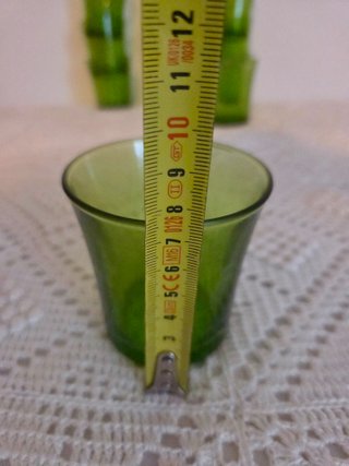 17 Vasos Duralex Verdes