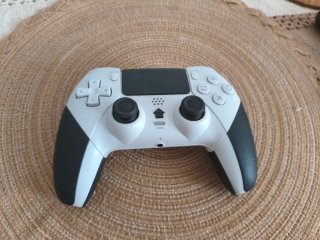 Mando para PS4 no oficial blanco y negro
