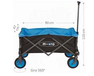 Carrito Plegable - Micro Wagon Azul