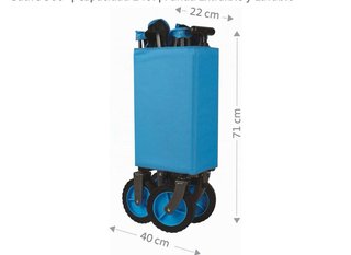 Carrito Plegable - Micro Wagon Azul
