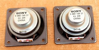 COPPIA DI WOOFERS SONY mod. 9-885-144-31