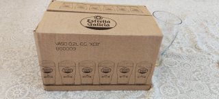 Caja 6 Vasos Estrella Galicia 0.2L