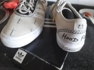 Zapatillas Adidas Beige/Blanco Talla 38