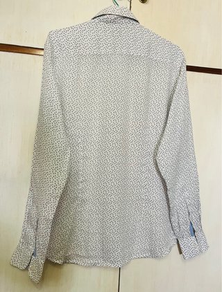 Camisa Mango Slim Fit Estampada T M
