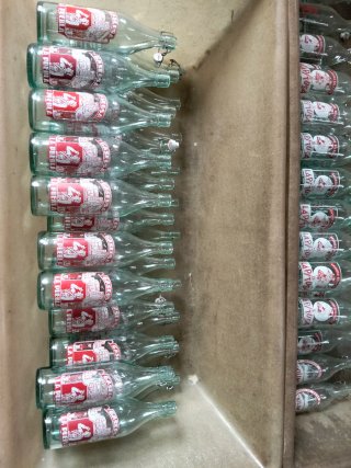 Bottiglie di Gassosa Vintage
