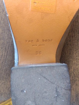Botines Rag & Bone piel gris T.36