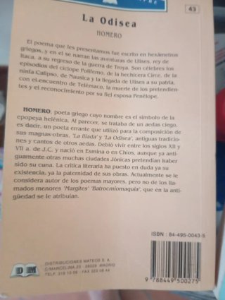 La Odisea y La Iliada