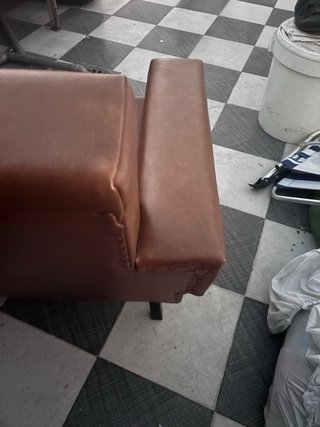 Butaca de piel vintage
