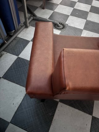 Butaca de piel vintage