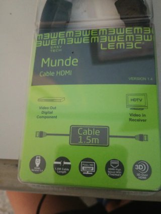 Cable HDMI Munde 1.5m