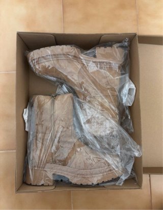 Botas Alpe ante beige/marrón
