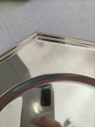Vajilla antigua plata plateado vintage bajoplato