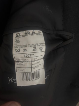 Americana Yves Saint Laurent Negra