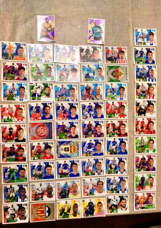 Lote 57 Cromos Liga 25-26 inc. 10 Últimos Fichajes