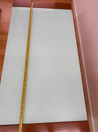 Mesa de centro elevable madera y cristal