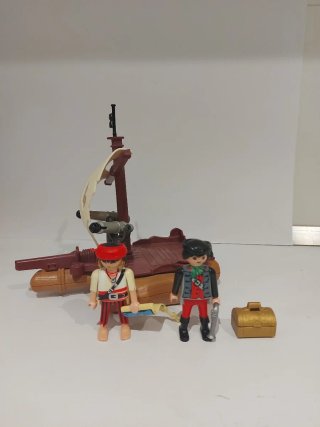 Faro y Barca Pirata Playmobil