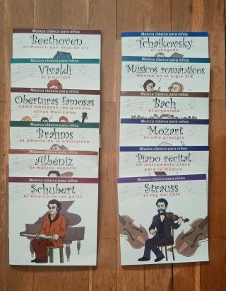 Libros Cuentos Música Clásica Niños + CDs