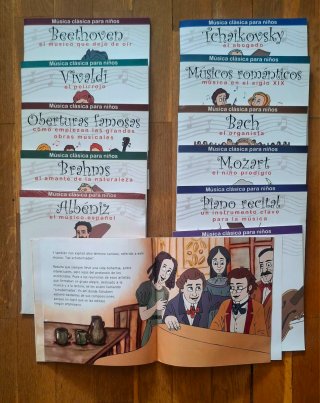 Libros Cuentos Música Clásica Niños + CDs