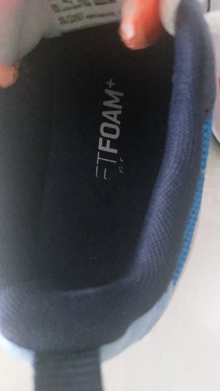 Tenis Puma Azul y Naranja Talla 36