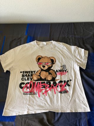 Camiseta oversize osito streetwear