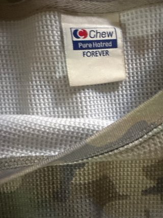 CHEW FOREVER Felpa Camo Originale con Bag size S