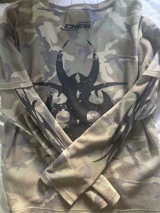 CHEW FOREVER Felpa Camo Originale con Bag size S