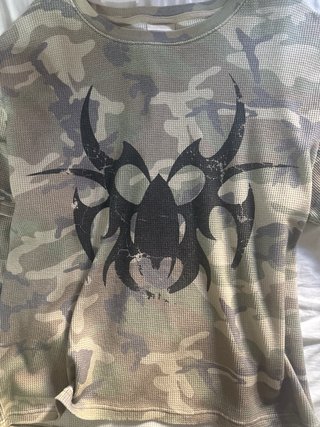 CHEW FOREVER Felpa Camo Originale con Bag size S