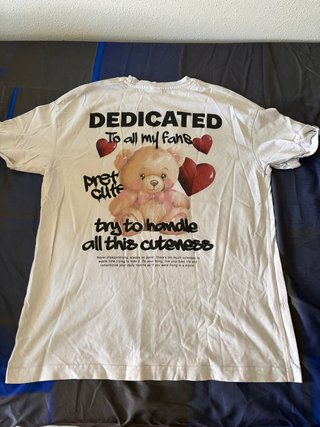 Camiseta Oso Bershka