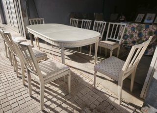 Mesa Comedor Neoclásica Extensible