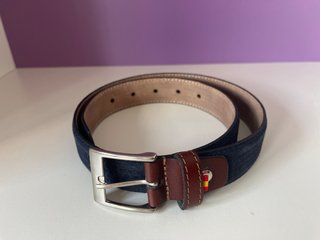 Cinturón Spagnolo azul marino niño talla 8