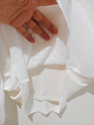 Blusa Springfield blanca talla XS