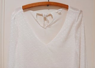 Blusa Springfield blanca talla XS
