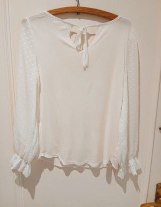 Blusa Springfield blanca talla XS