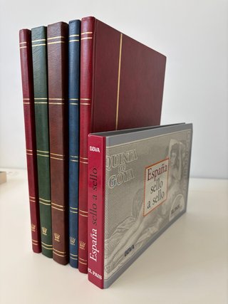 Colección sellos antiguos usados