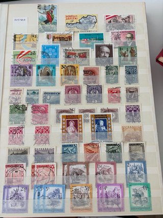 Colección sellos antiguos usados