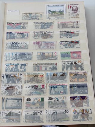 Colección sellos antiguos usados