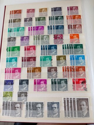 Colección sellos antiguos usados