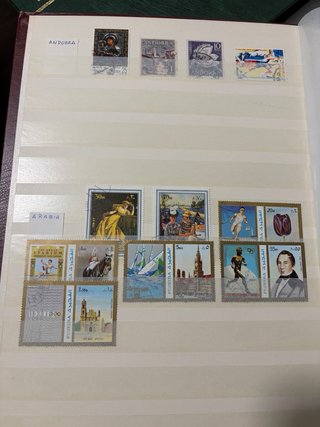 Colección sellos antiguos usados