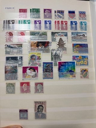 Colección sellos antiguos usados
