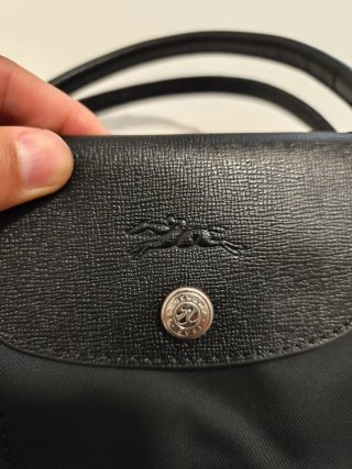 Bolso Longchamp Negro Mano y Hombro