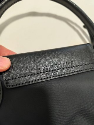 Bolso Longchamp Negro Mano y Hombro