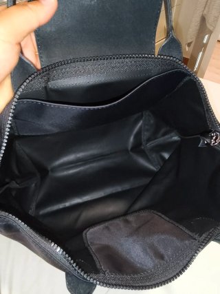 Bolso Longchamp Negro Mano y Hombro