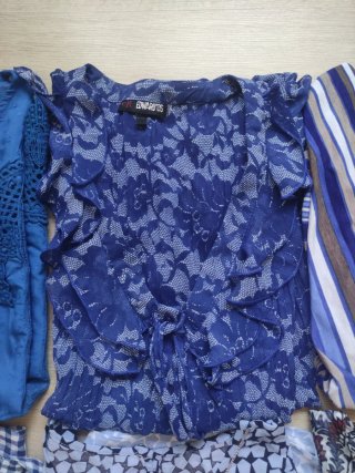 Lote 6 blusas verano y vaquero